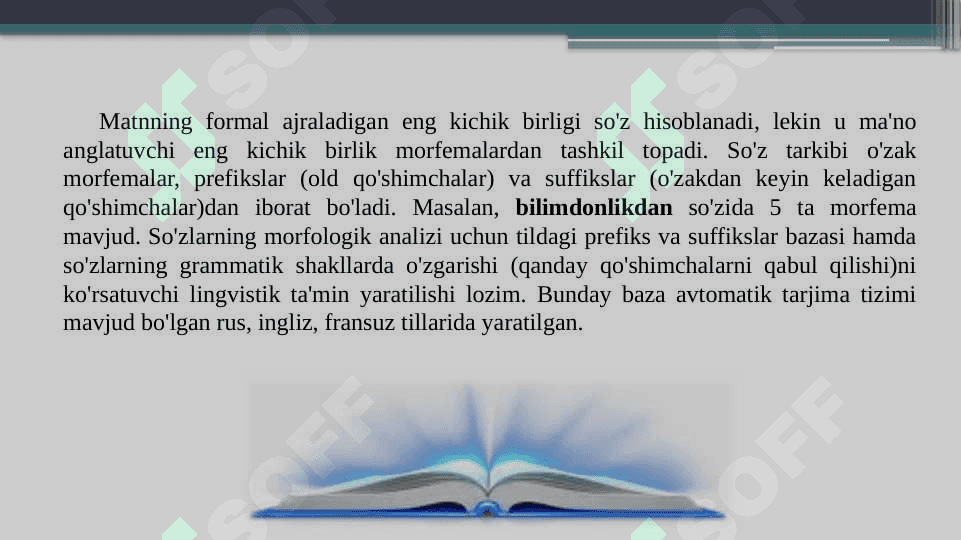 Morfologik tahlilning avtomatik tizimi 8