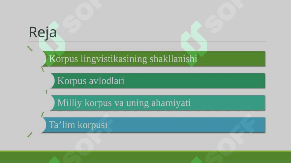 Korpus va korpus lingvistikasi 2