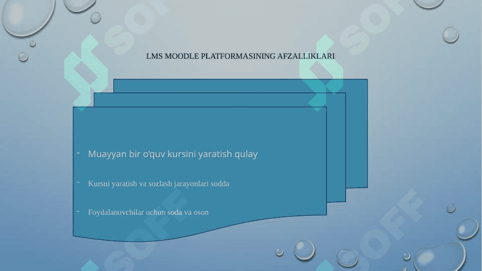 LMS MOODLEDA KURS YARATISH VA UNI SOZLASH 4