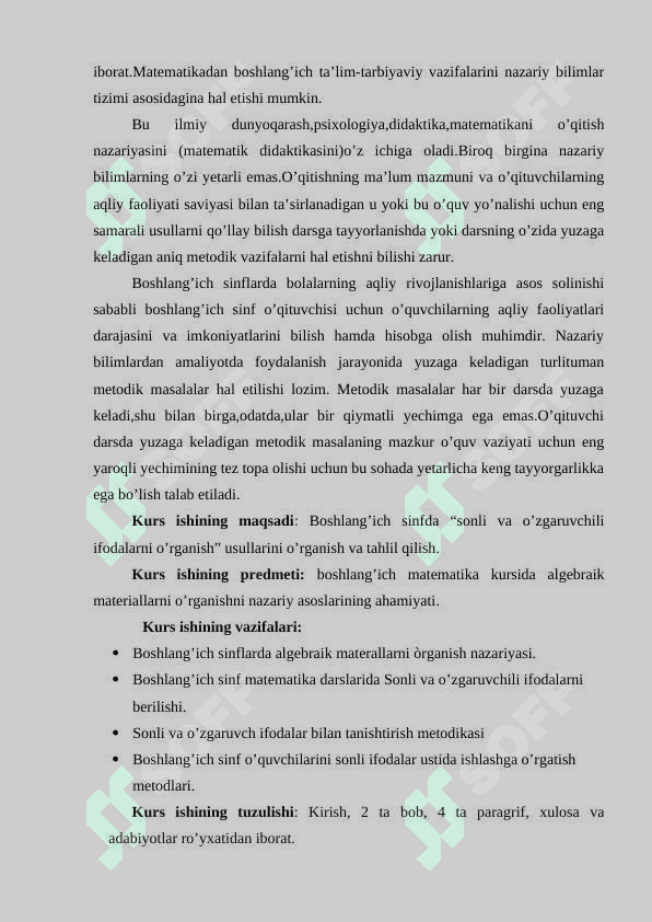 Boshlang’ich sinfda “Sonli va o’zgaruvchili ifodalarni o’rganish” usullari 4