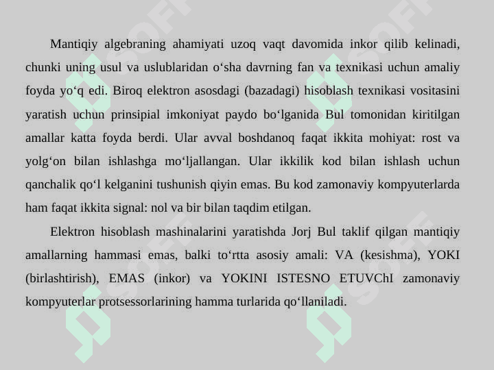 Mantiqiy to'rlar. Mantiq to'rlarini minimallashtirish. Ikkilik mantiqiy amallariga mos sxemalar tuzish. Karno kartalari 7