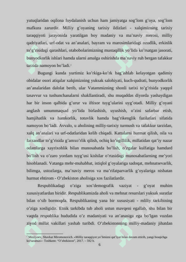 Tarix darslarida Prezident Sh.M. Mirziyoyev asarlaridan foydalanish metodlari 6