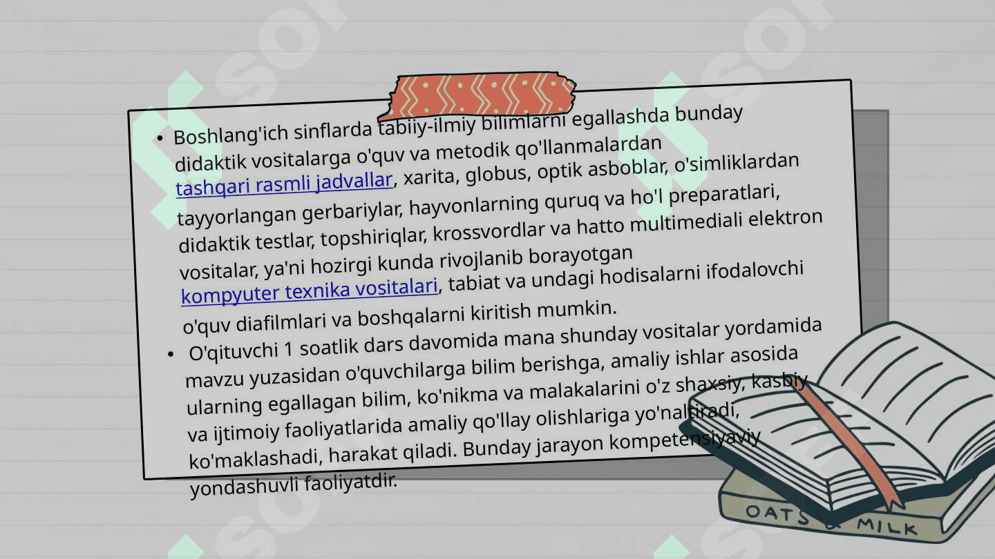 Integratsiyalashgan darslarni samaradorligini oshirish omillari 3