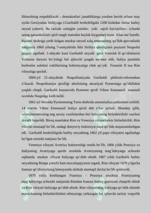 Italiya va Germaniya XIX asrda 5