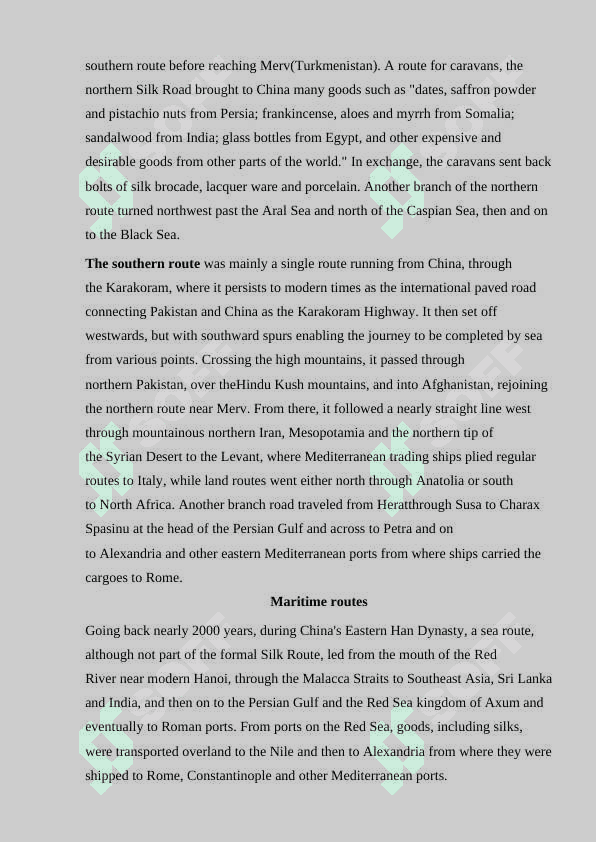 Silk road 5