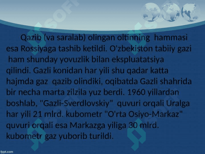 O‘zbekistonning tabiiy resurslari, ulardan oqilona foydalanish, muhofaza  qilish va takror ishlab chiqarish 4
