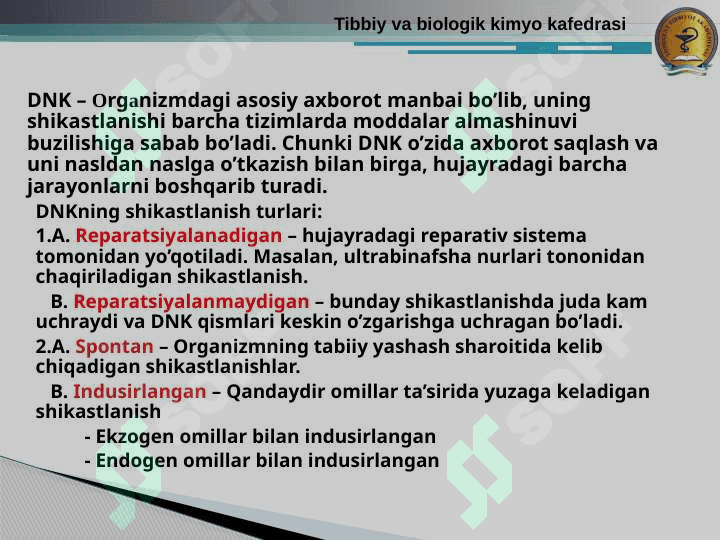 Mutatsiyalar va onkogenez 3