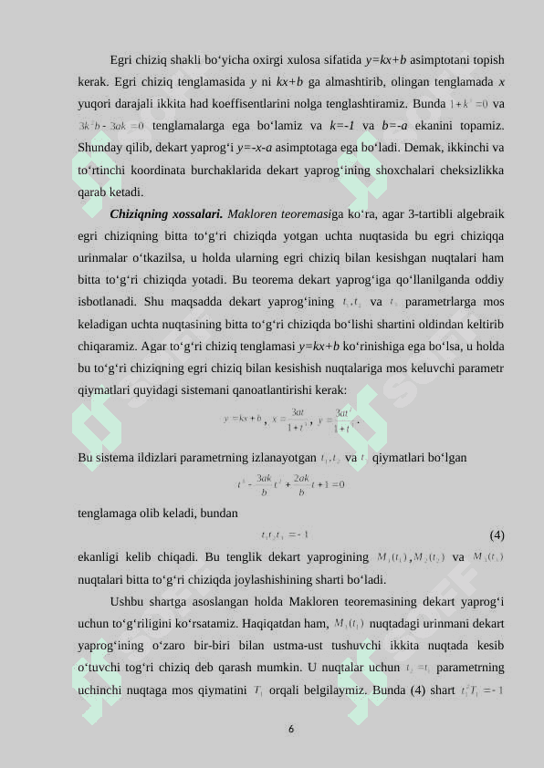 Tekislikdagi ajoyib chiziqlar 6