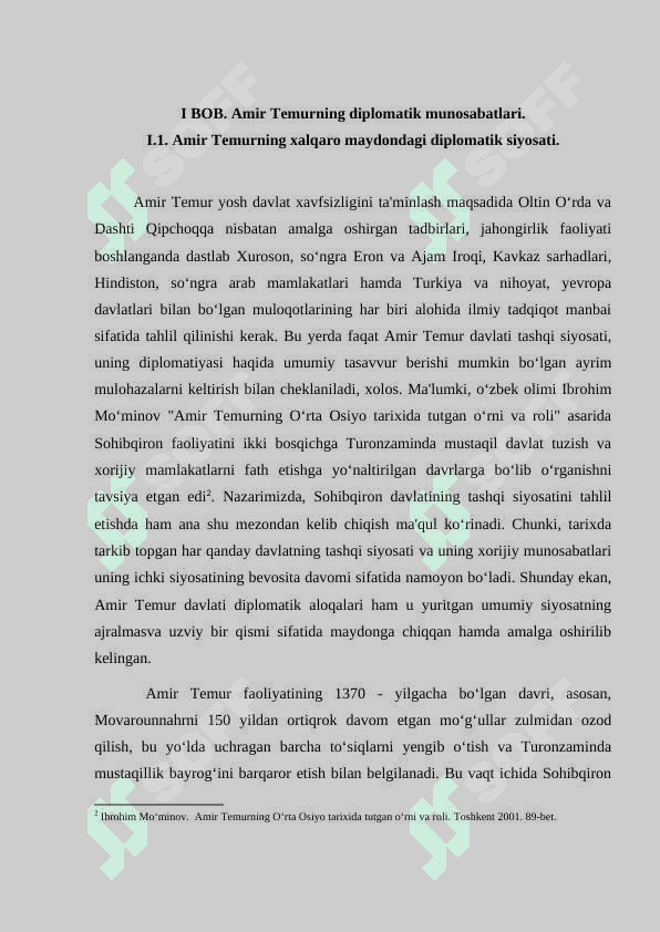 Amir Temur va Temuriylar davrida diplomatik munosabatlar 4
