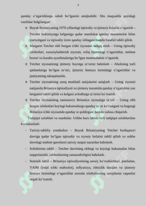 Buyuk Britaniyada M .Tetcherning ichki siyosati 4