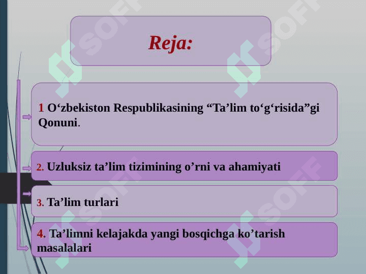 O‘zbekiston Respublikasi ta’lim tizimi 2