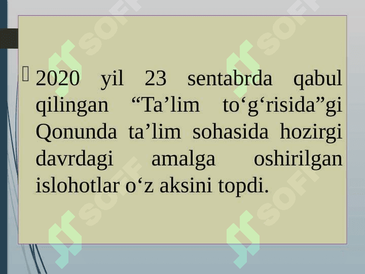 O‘zbekiston Respublikasi ta’lim tizimi 4