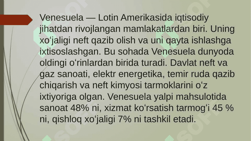 VENESUELLA IQTISODIYOTINI TAHLIL QILISH 4