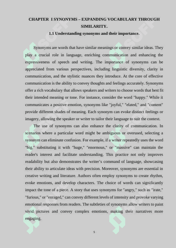 SINONYM,ANTONYM AND OMONYMS 5