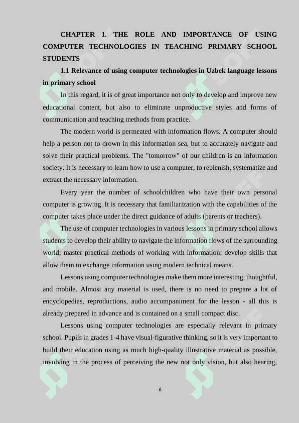 Integrating computer  technologies into  language assessment for young learners in Uzbekistan 6