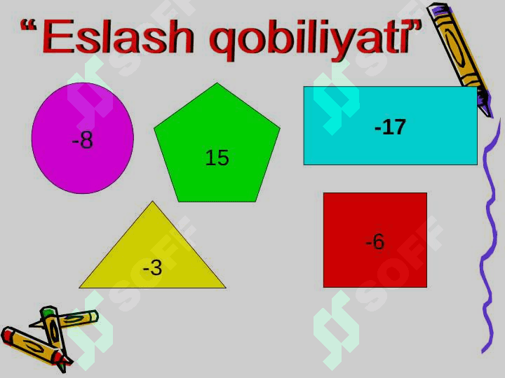 Musbat va manfiy sonlarni ko’paytirish 3