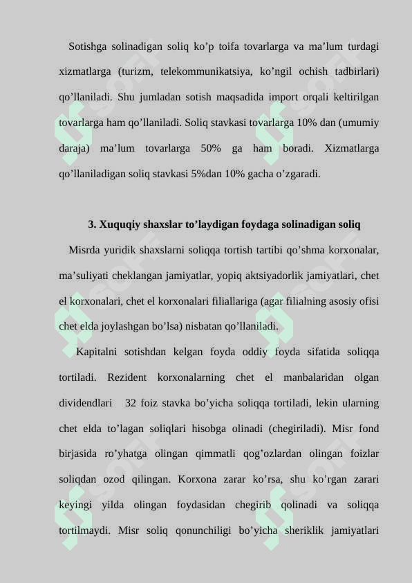 MISR ARAB RESPUBLIKASI SOLIQ TIZIMI 7