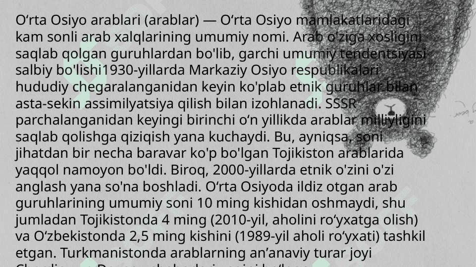 Makaziy Osiyoda arab grafikasini tarqalishi. 2