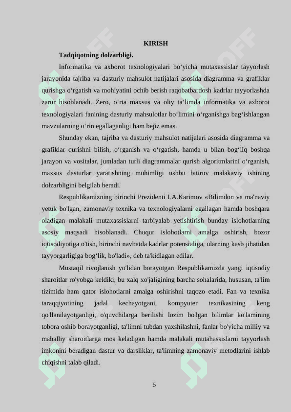 Delphi dasturining Tchart komponenti funksional imkoniyatlari 3