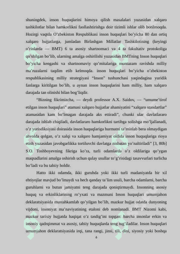 Inson huquqlarini himoya qilishda xalqaro tashkilotlarning roli 6