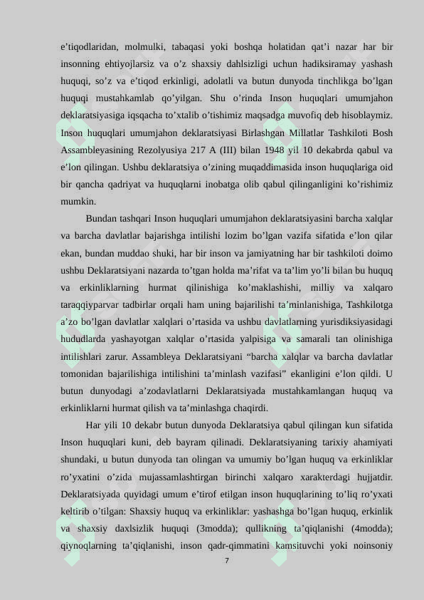 Inson huquqlarini himoya qilishda xalqaro tashkilotlarning roli 7