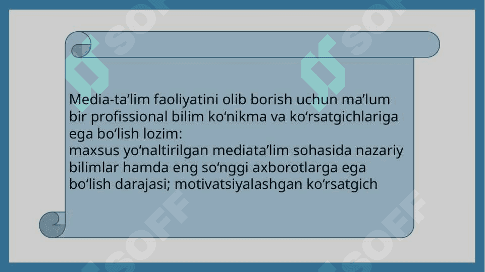 medialarning tarbiyaviy ahamiyati 5