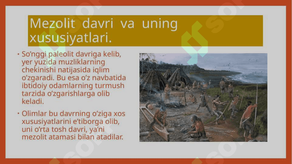 Mezolit davri yodgorliklari 3