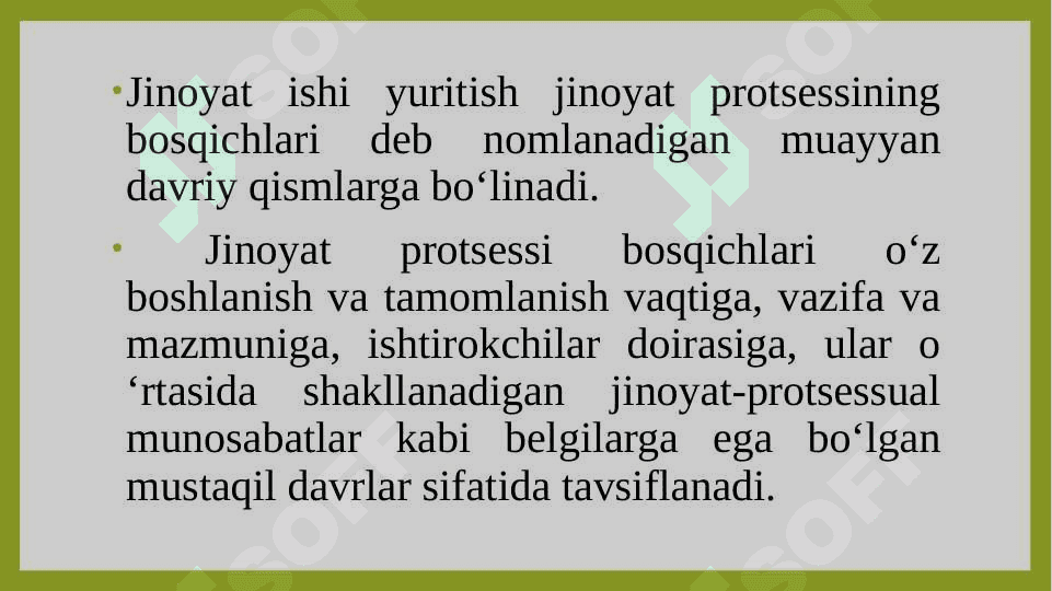 Jinoyat-protsessual hujjatlar va ularning til xususiyatlari. 2