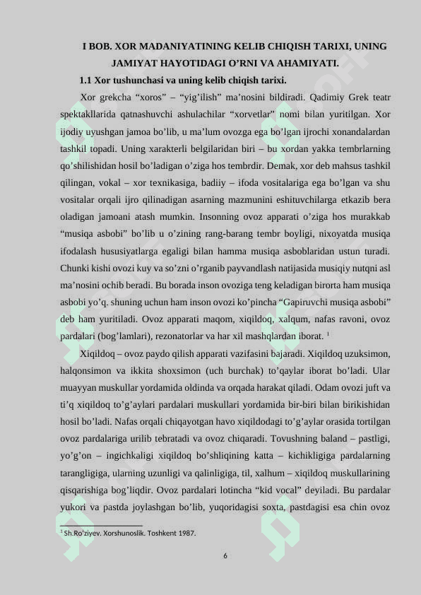 XOR MA’DANIYATINING KELIB CHIQISH TARIXI 6