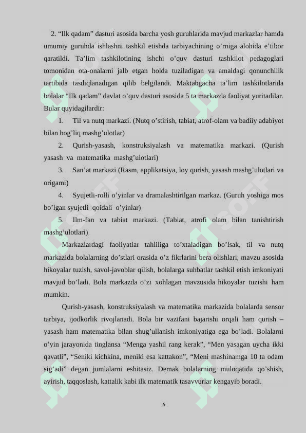 Maktabgacha ta’lim tashkilotlarida davlat dasturlarini bajarilishini nazorat qilish 6
