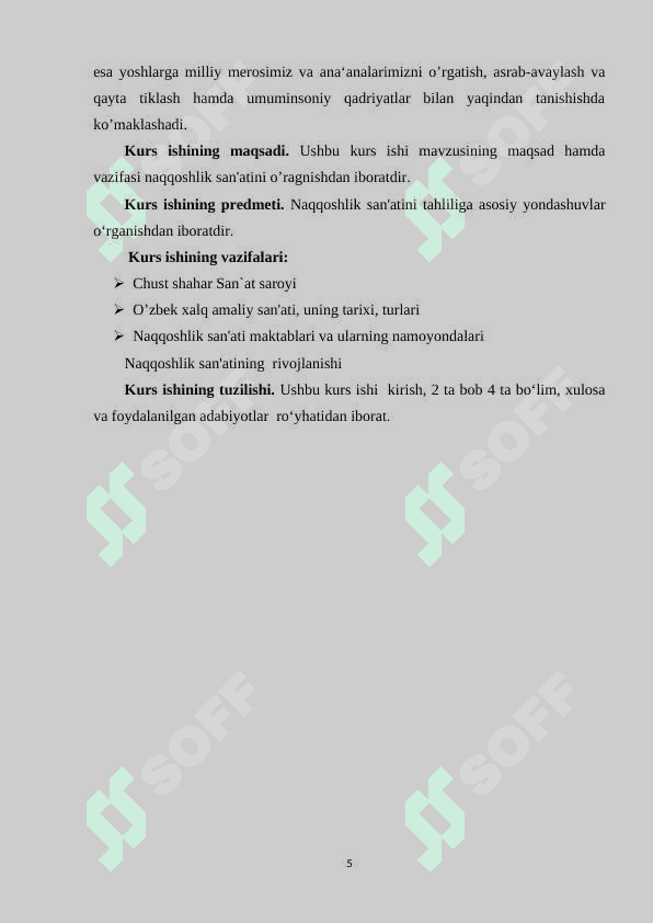 OʻZBEKISTONDA NAQQOSHLIK SAN'ATINING RIVOJLANISHI TARAQQIYOTI KELIB CHIQISHI 5