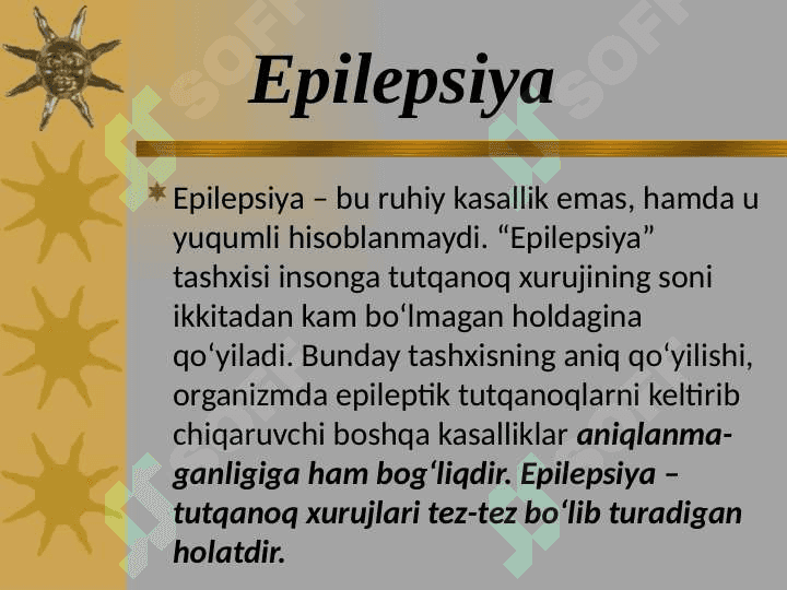 Epilepsiya haqida tushuncha 2