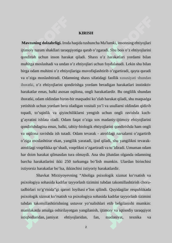 IRODANING BUZULISHI 2