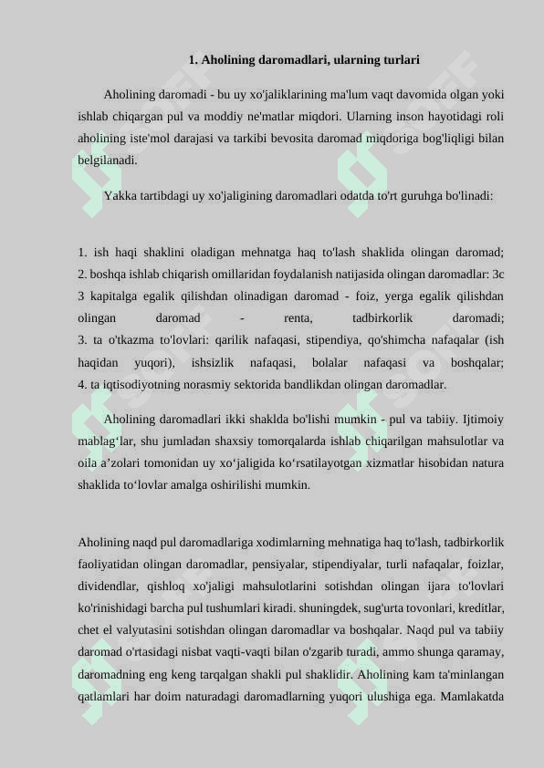 Axolining daromadlari darajasi dinamikasi 3