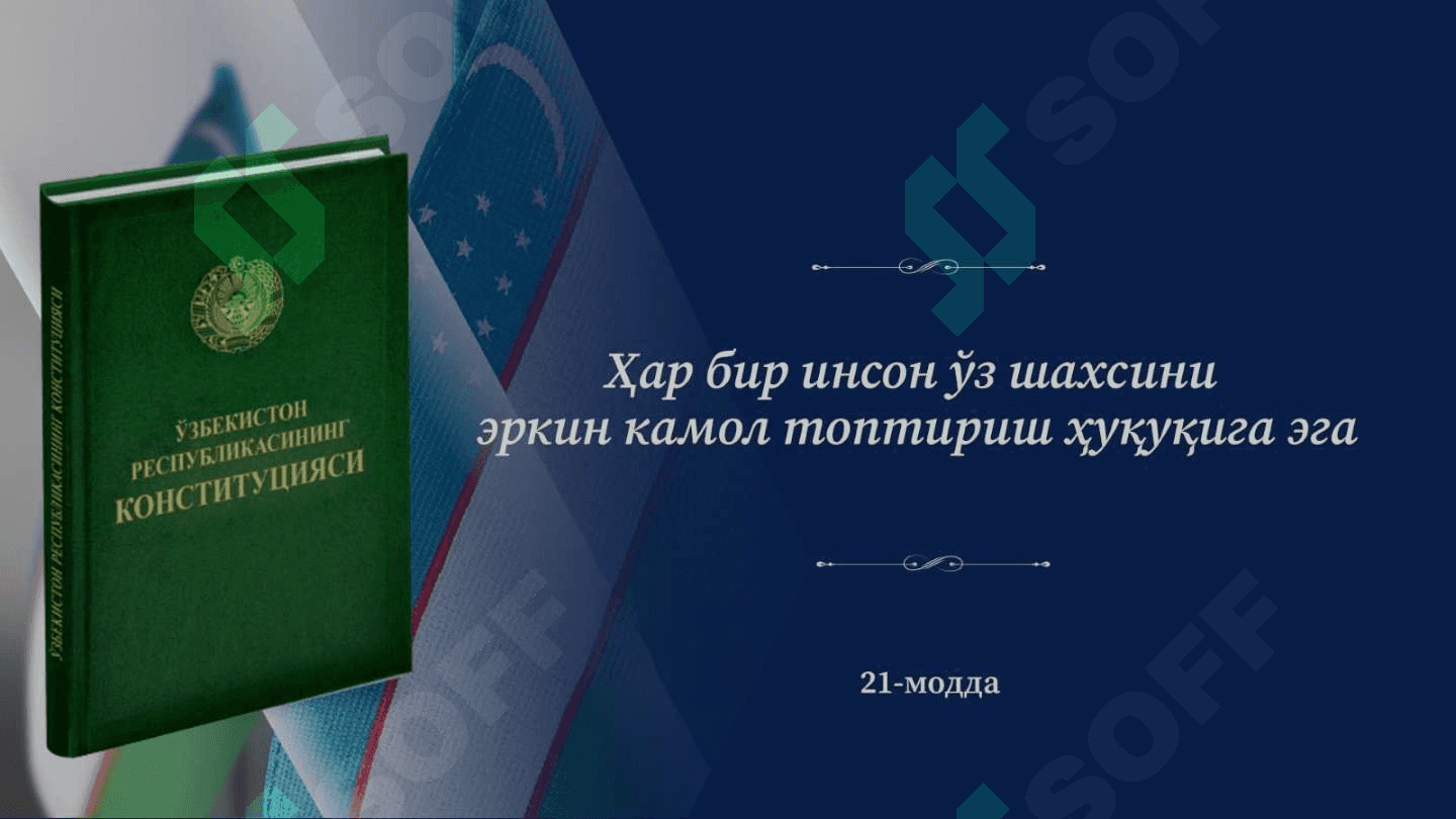 Konistitutsiyam qadr qimmatim 8