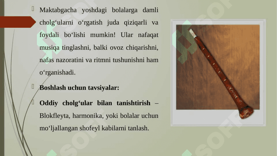 DAMLI CHOLG'ULARGA O'RGATISH 3