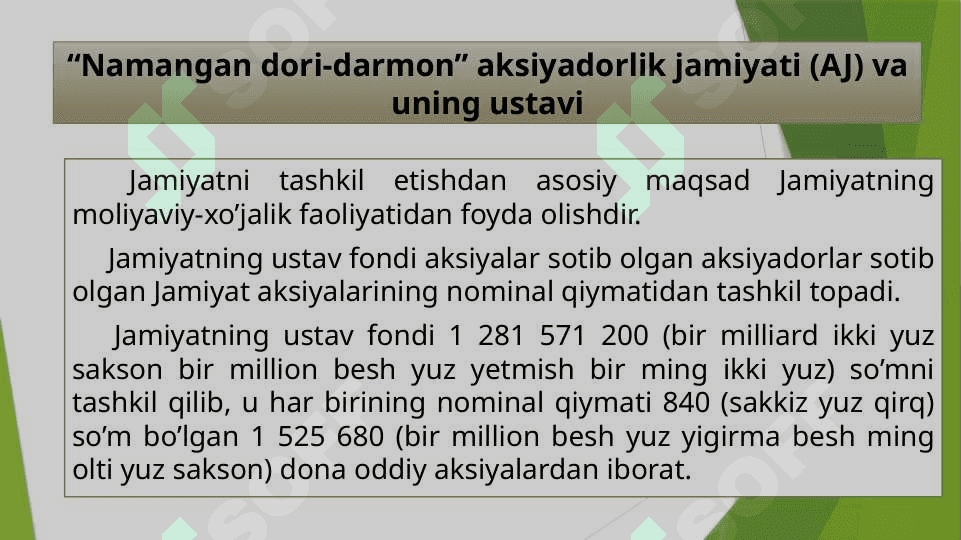 Namangan dori-darmon AJ 4