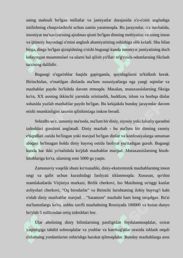 YANGI DINIY HARAKATLARNING ZAMONAVIY FAOLIYAT USLUBLARI 3
