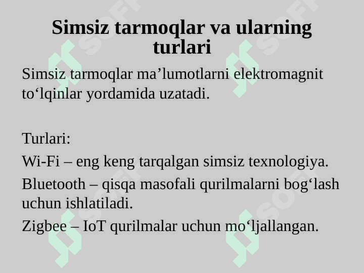 Lokal tarmoq va uning qurilishi 6