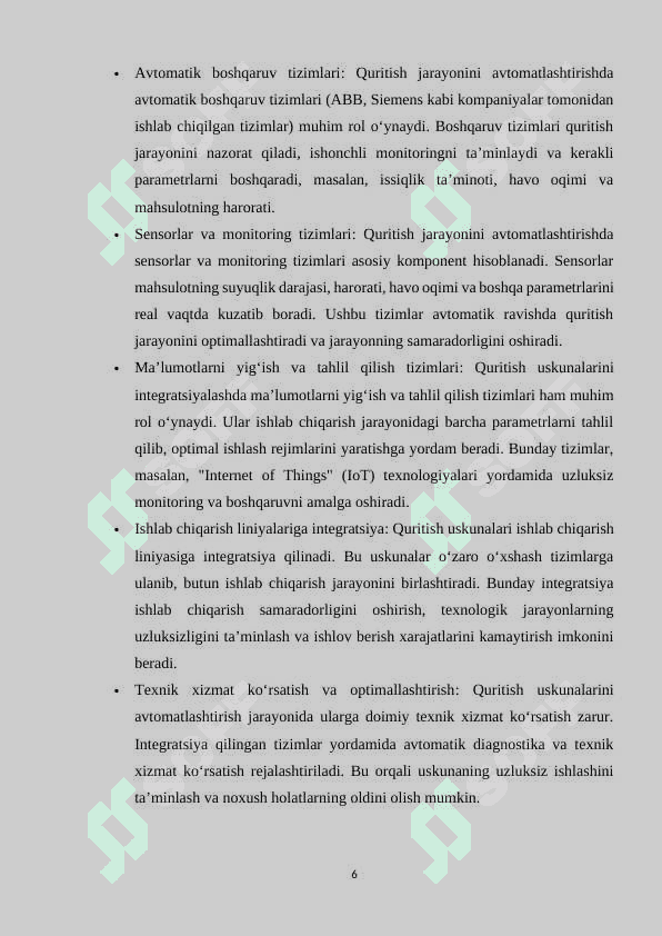 Quritish jarayonini avtomatlashtirish 6