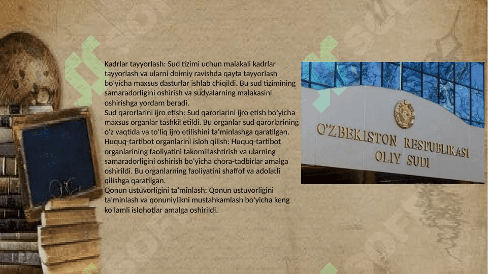 O‘zbekistonda demokratik, fuqorolik jamiyati  asoslarining shakllanishi, amalga oshirilgan siyosiy  islohotlar 4