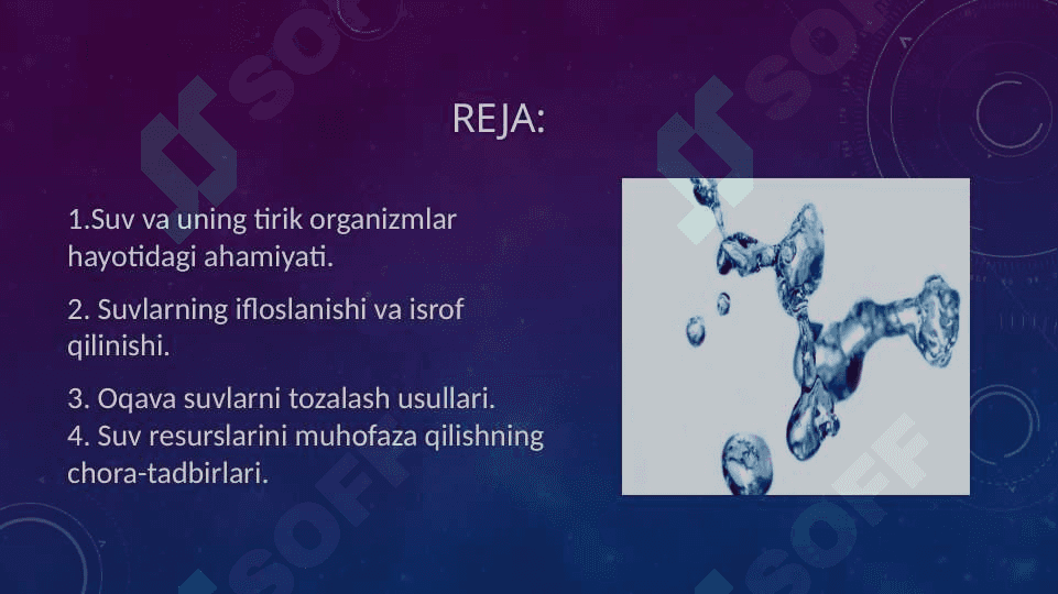 Oʻzbekistonda suv resurslaridan oqilona foydalanish zaruriyati 2
