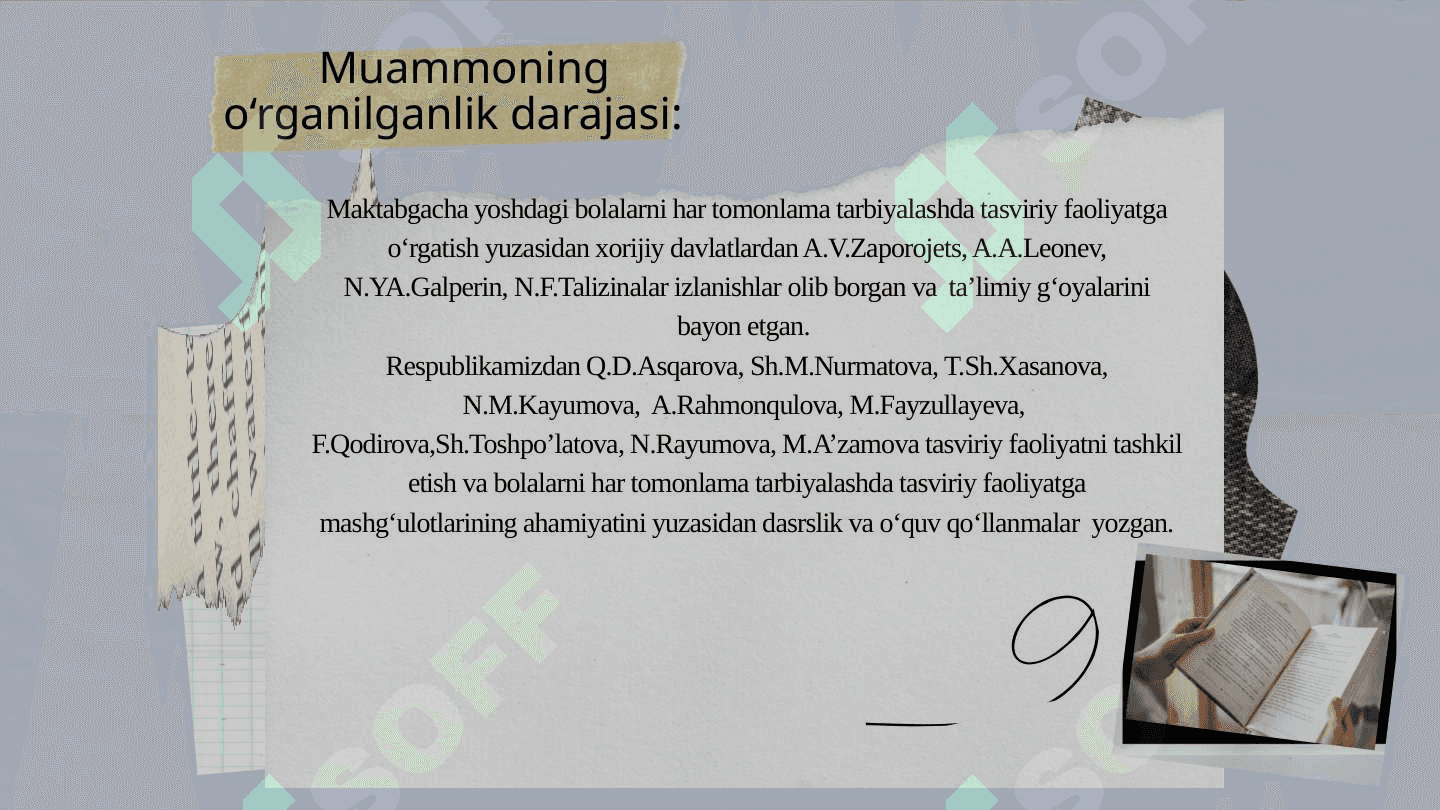MAKTABGACHA YOSHDAGI BOLALARNI HAR TOMONLAMA TARBIYALASHDA TASVIRIY FAOLIYATGA O‘RGATISHNING AHAMIYATI 4