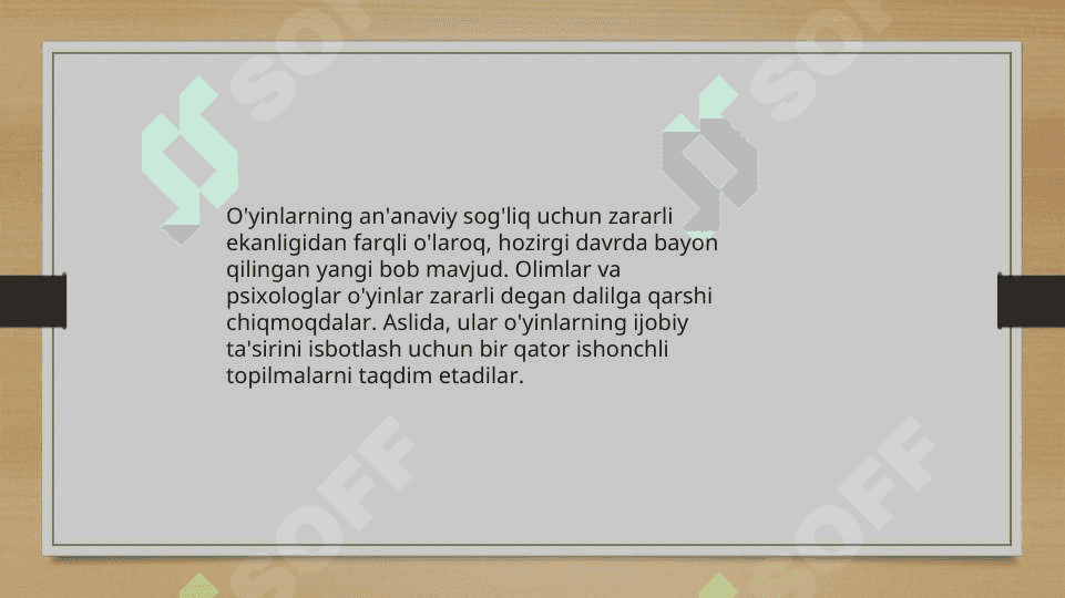 O’yinlar-ijtimoiy faoliyat sifatida 8