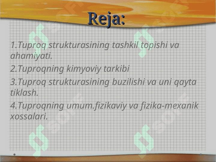 Tuproqning kimyoviy tarkibi va tuproqdagi  mikroelementlar 3