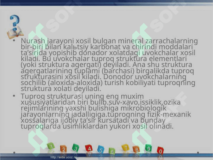Tuproqning kimyoviy tarkibi va tuproqdagi  mikroelementlar 4