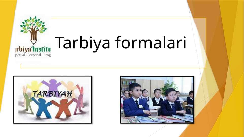 Tarbiya formalari 1