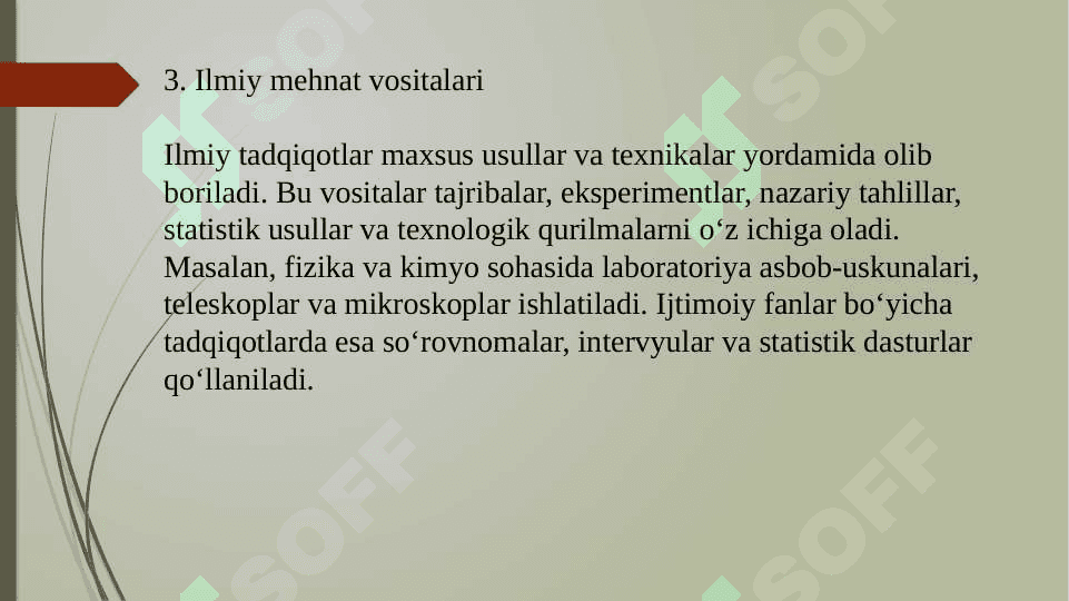 Ilmiy tadqiqotlarni tashkil etish 7