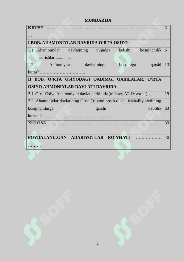 Òrta osiyo xalqlari Ahamoniylar davlati tarkibida mil avv VI IV asrlar 2