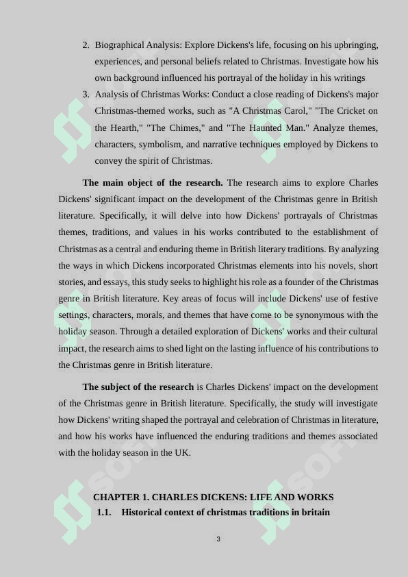 Charles Dickens as a founder of Christmas genre in British literature 3